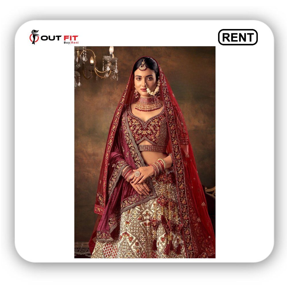 Bridal lehenga on rent online
